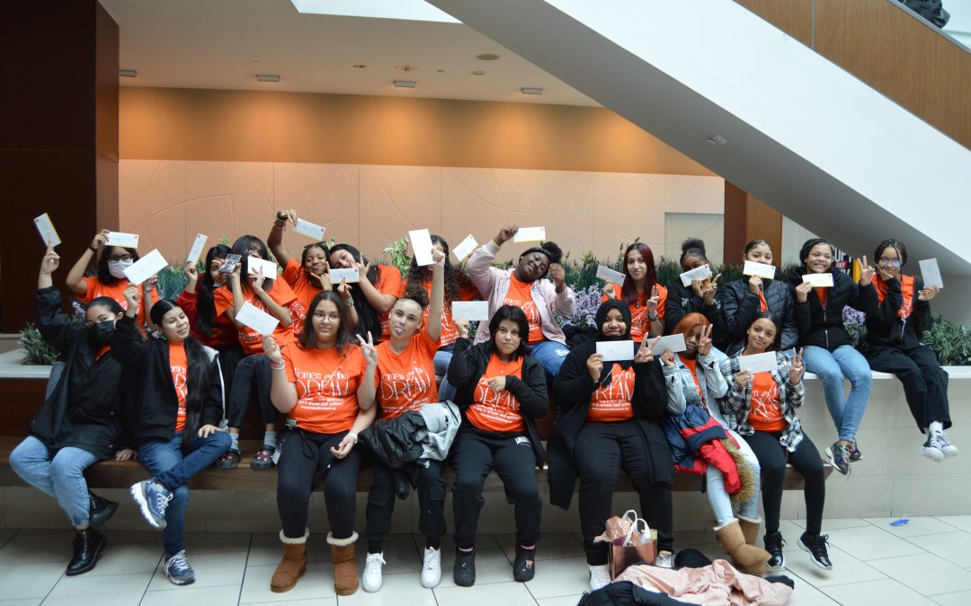 Women of the Dream Provided over $1000 in cash to girls in the Life Skills Program for holiday shopping